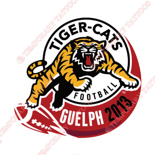 Hamilton Tiger-Cats Customize Temporary Tattoos Stickers NO.7598